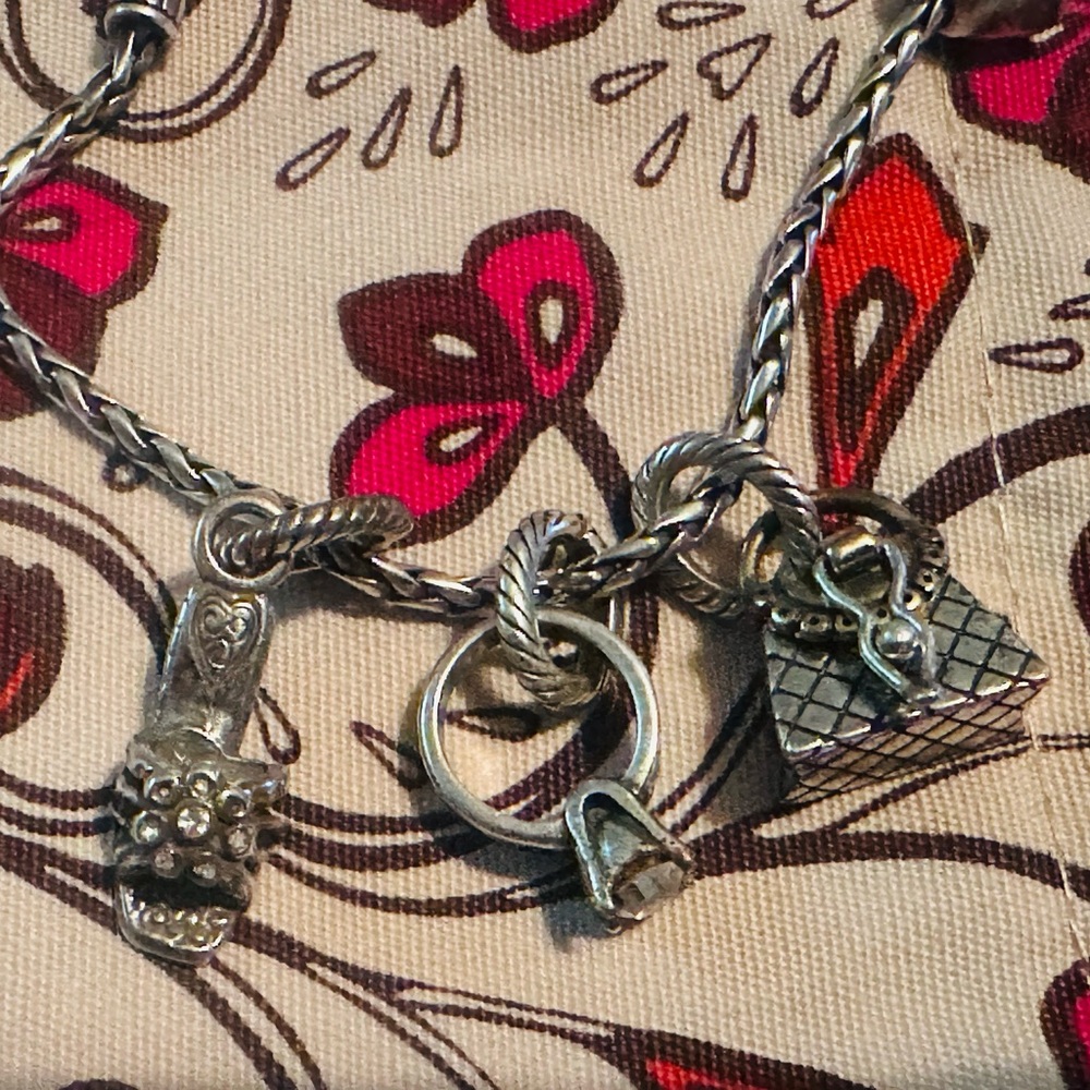 Three Authentic Brighton Silver Charms - image 1